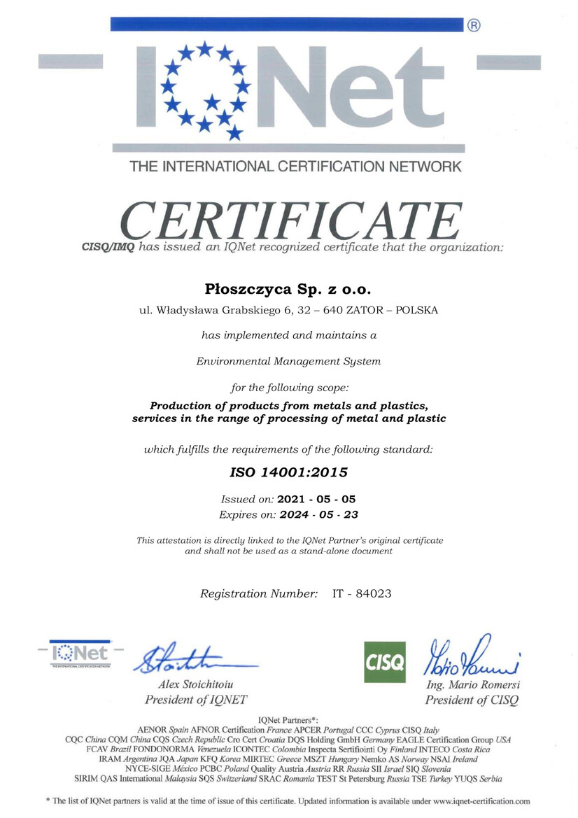 ISO 14001 IQNET